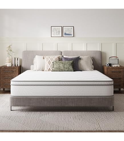 Amazon.com: Novilla Queen Size Mattress 14 Inch, Hybrid Mattress